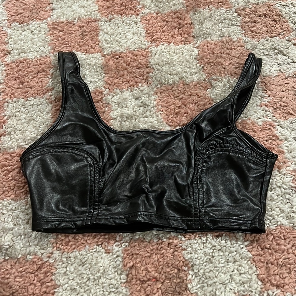 Tiger mist leather top